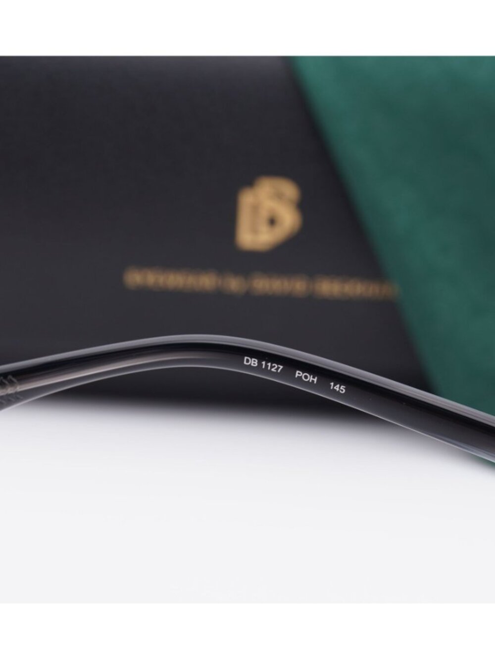David Beckham DB1127 0POH 00 Round Eyeglasses 51mm - Ruthenium - Picture 9 of 10